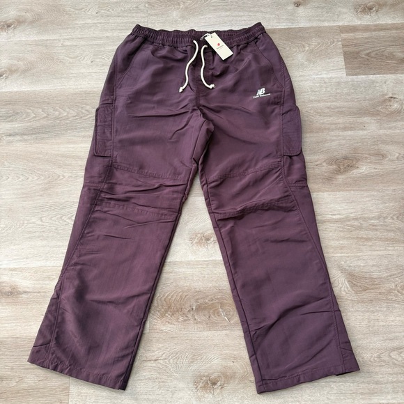 New Balance Other - NWT $249 New Balance MADE in USA Tech Pant Plum Brown Mens Size Large NEW